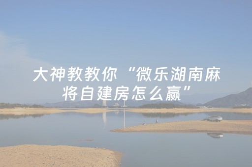 分享玩家攻略“雀神广东麻将好友房怎么才能赢”（免费专用神器)
