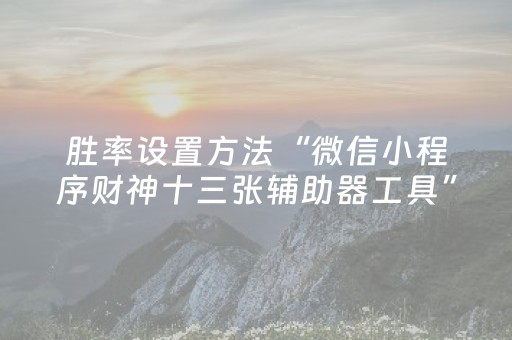 安装程序教程“微乐河北麻将胡牌神器”（神器通用版)
