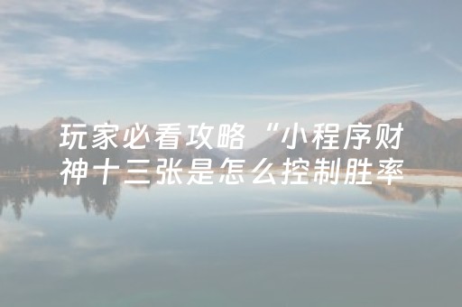 必备教程“微乐甘肃麻将助赢神器购买”（怎么能让牌好一点)