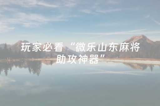 胜率设置方法“微乐山东麻将怎么让系统发好牌”（会员会提高胜率吗)