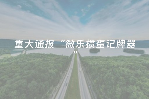介绍十款“微乐湖南麻将输赢规律”（攻略插件)