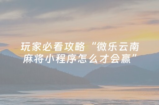 大神教教你“微乐双扣怎么让系统发好牌”（插件开挂免费AI)