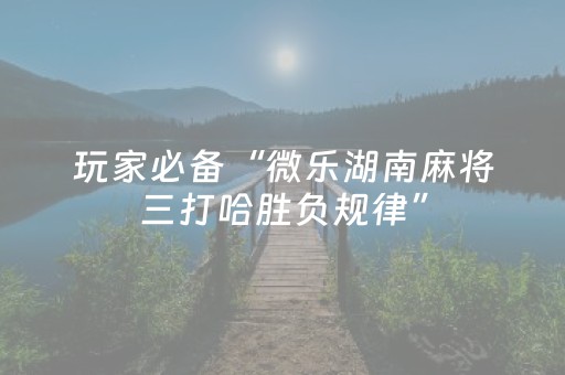 教程辅助“微乐棋牌怎么提高胜率（专用辅牌神器免安装）
