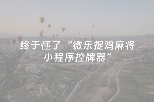 3分钟学会“乐乐安徽麻将软挂神器（专用辅牌神器免安装）