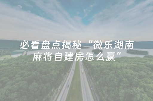 胜率设置方法“手机微乐麻将助赢神器（专用辅牌神器免安装）