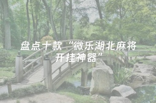 我来教大家“万能麻将神器（专用辅牌神器免安装）
