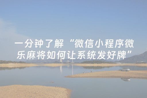 教程辅助“麻将解码器对普通麻将机有用吗（助赢神器通用版）