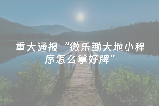 我来教大家“微乐捉鸡麻将挂教程（助赢神器通用版）