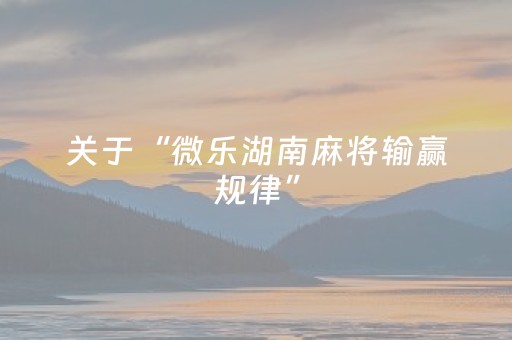 教程辅助“微乐麻将免费插件安装（助赢神器通用版）