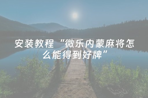 玩家必看攻略“麻友圈2外挂安卓版（助赢神器通用版）