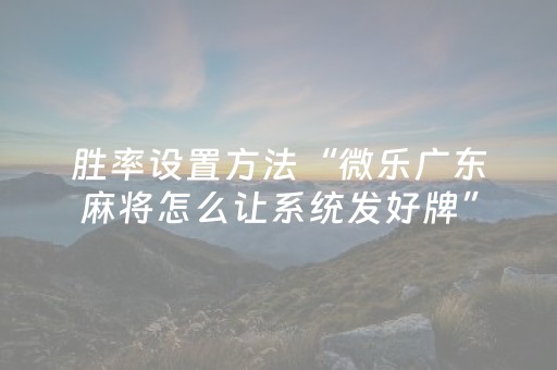 3分钟学会“微信小程序雀神辅助器苹果版（助赢神器通用版）