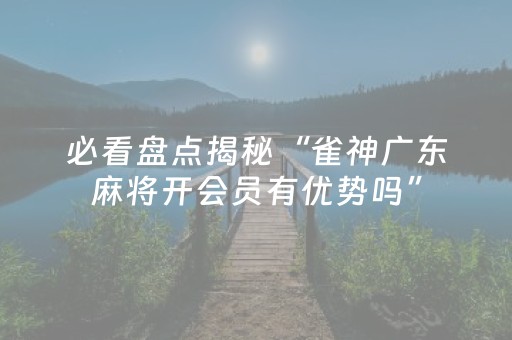 实测教程“星悦麻将软挂神器（助赢神器通用版）