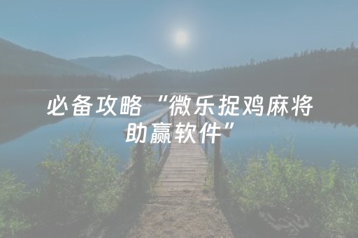 今日盘点“开心泉州麻将怎么玩赢几率大”（详细开挂教程）-哔哩哔哩