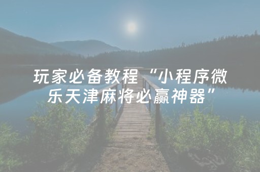 玩家必备教程“功夫川麻辅助器v3.5.4在哪儿购买（专用辅牌神器免安装）