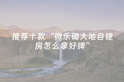 玩家必备教程“闲来麻将铺牌器购买（助赢神器通用版）