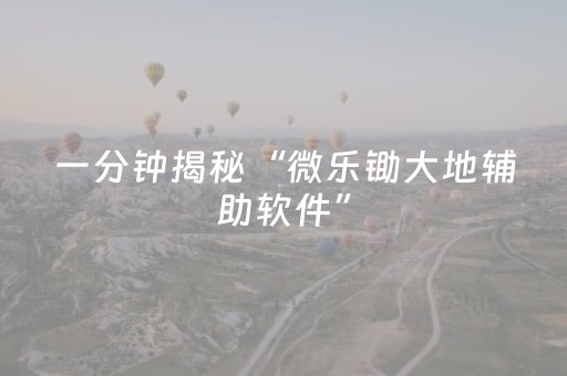 玩家必看攻略“微乐海南麻将助赢神器（专用辅牌神器免安装）