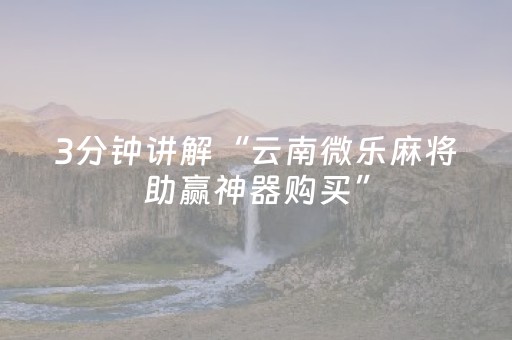 实测结果“程序麻将机软件（专用辅牌神器免安装）