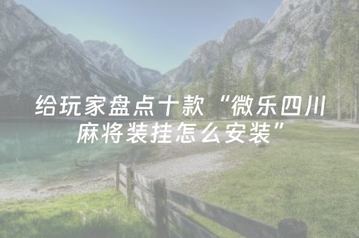 实测分享“最新免安装程序麻将机”（详细透视教程）-哔哩哔哩