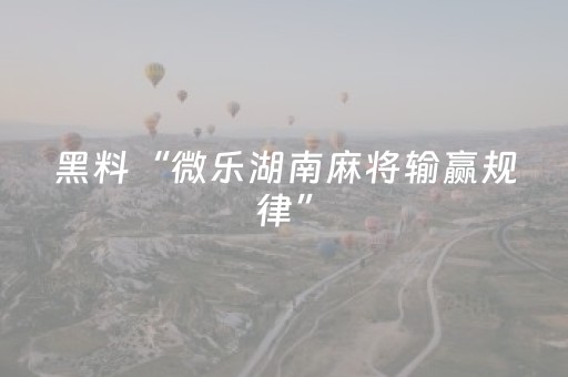 教程辅助“微乐湖南麻将挂神器”（详细透视教程）-哔哩哔哩