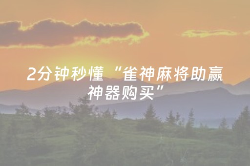 我来教大家“决胜麻将助手软件（专用辅牌神器免安装）