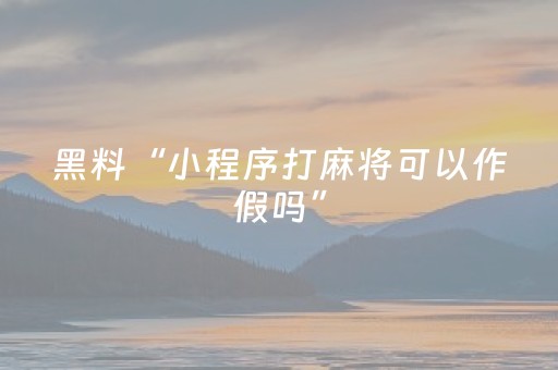 我来教大家“微乐吉林麻将挂神器（专用辅牌神器免安装）