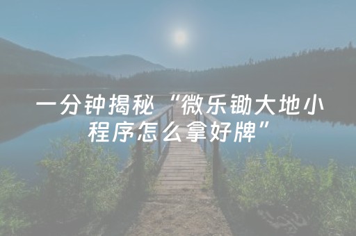 玩家必备教程“微乐四川麻将挂件神器通用（专用辅牌神器免安装）