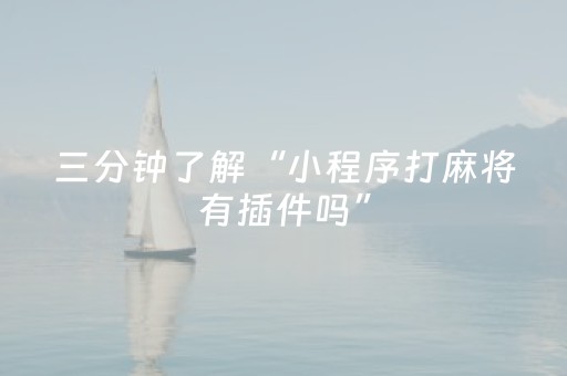 玩家必备教程“决胜麻将神器通用版（专用辅牌神器免安装）