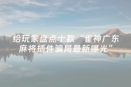 实测教程“微乐湖南麻将有挂吗（专用辅牌神器免安装）
