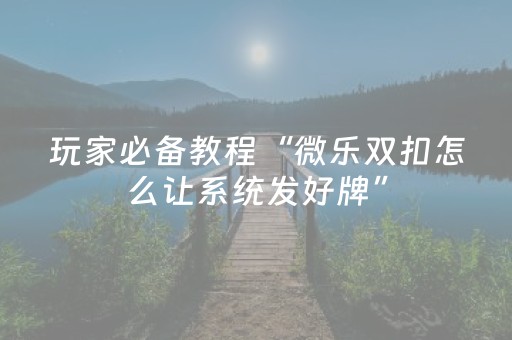 实测辅助“今日花牌辅助器免费（专用辅牌神器免安装）