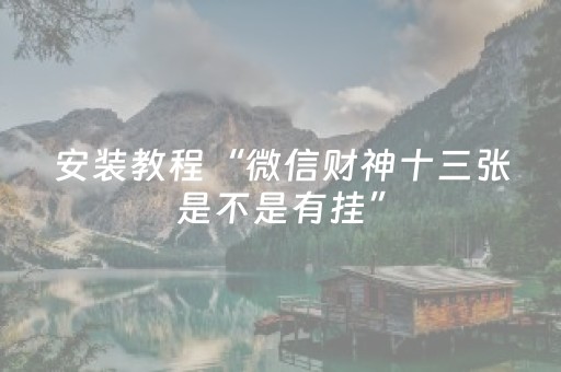 必看教程“微乐山东麻将助攻神器（专用辅牌神器免安装）
