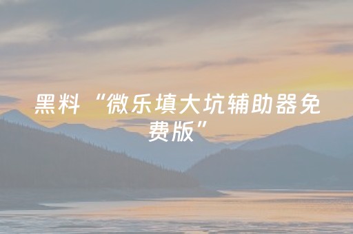 实测分享“吉祥填大坑辅助器通用版”（详细辅助教程）-哔哩哔哩
