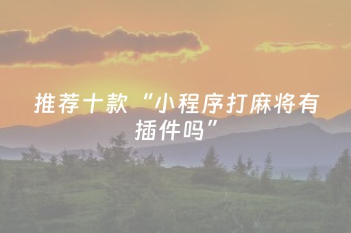 实测结果“麻将机程序控牌器（专用辅牌神器免安装）