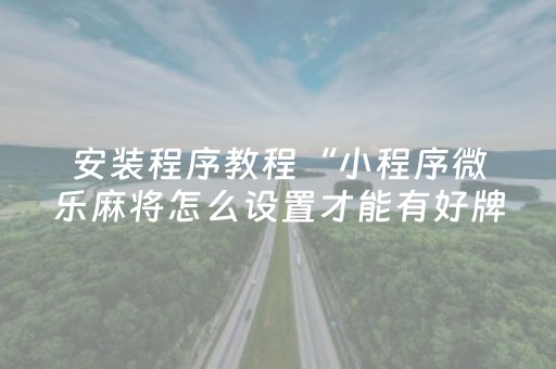 3分钟学会“程序麻将机检测仪（助赢神器通用版）