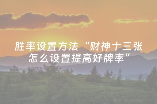 胜率设置方法“牵手跑胡子开挂演示”（详细透视教程）-哔哩哔哩