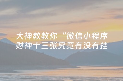 实测分享“程序麻将机最简单的识别方法（专用辅牌神器免安装）