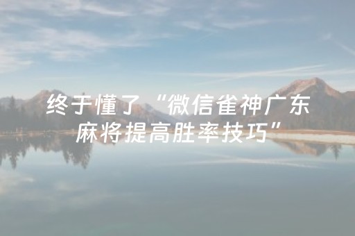 终于发现了“微乐一直输是什么原因”（详细透视教程）-哔哩哔哩
