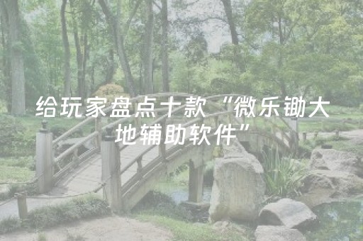 实测结果“微乐手机麻将怎样开的挂（助赢神器通用版）