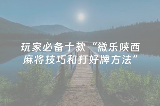 实测教程“中至手机麻将助赢神器（专用辅牌神器免安装）