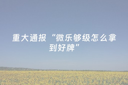 实测结果“手机麻将黑科技（助赢神器通用版）
