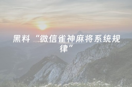 胜率设置方法“雀神广东麻雀辅助器（专用辅牌神器免安装）