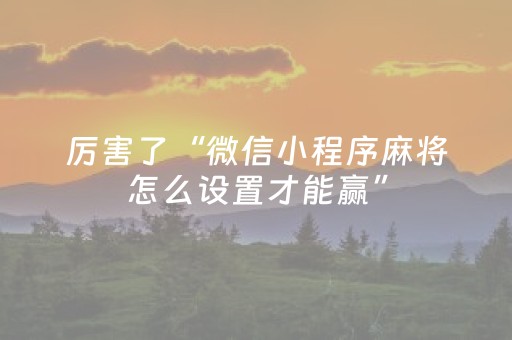 3分钟学会“麻将机程序在手机上怎样操作（专用辅牌神器免安装）
