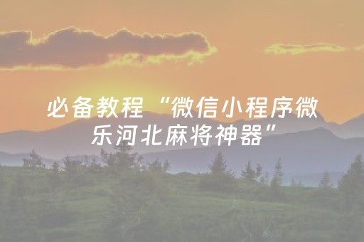 玩家必备教程“最新麻将机免安装解码器（专用辅牌神器免安装）
