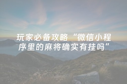 玩家必看攻略“手机金花辅助器通用版（助赢神器通用版）