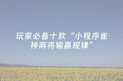 实测辅助“程序麻将机检测仪（助赢神器通用版）