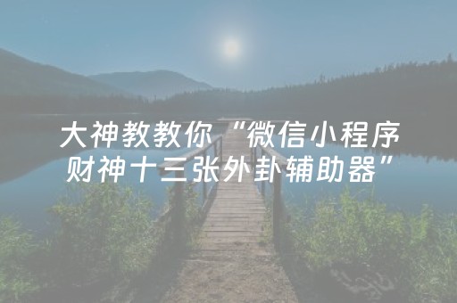 玩家必看攻略“微乐家乡麻将斗地主助赢神器（助赢神器通用版）