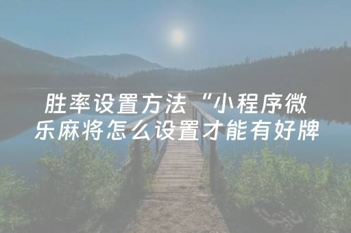 胜率设置方法“麻友圈2辅助器免费下载（助赢神器通用版）