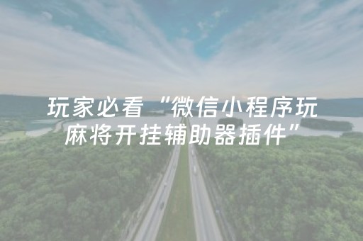 3分钟学会“微乐棋牌软件黑科技（专用辅牌神器免安装）
