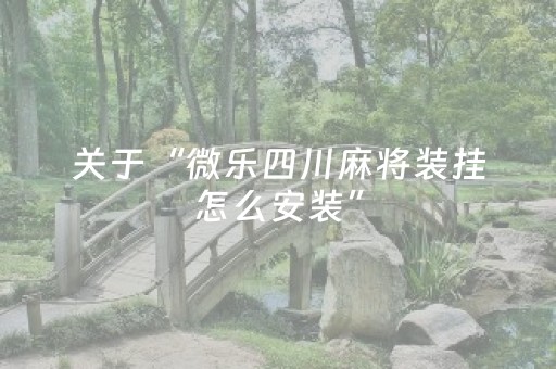 玩家实测“胡乐麻将胡牌神器（专用辅牌神器免安装）