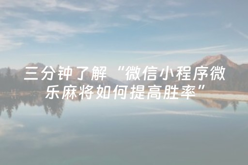玩家必看攻略“微乐麻将的挂在哪找（助赢神器通用版）