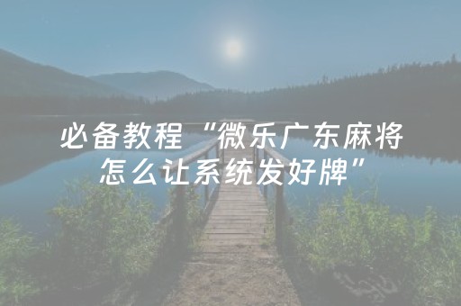 必看教程“边锋干瞪眼辅助器免费（专用辅牌神器免安装）